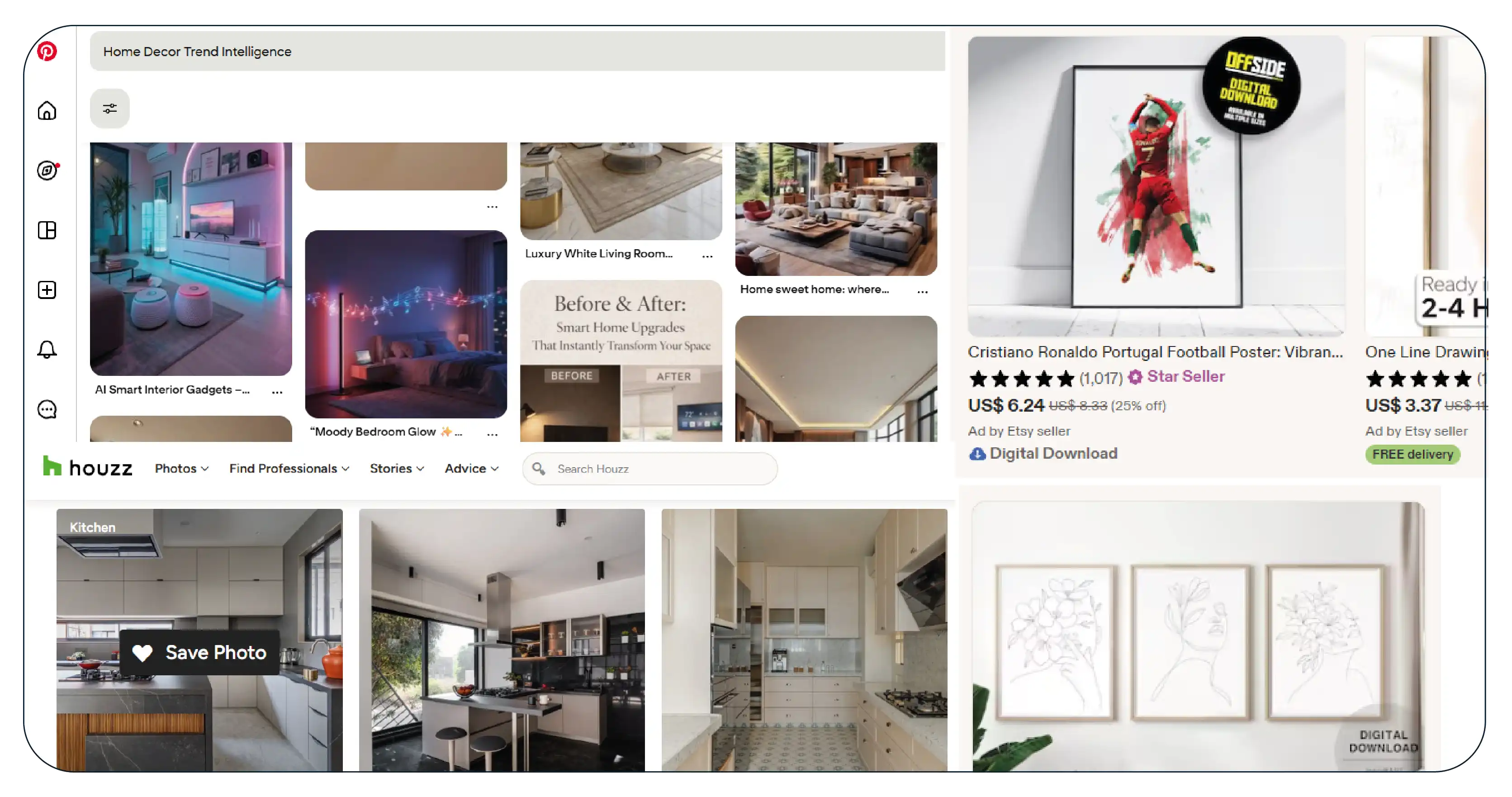 Why Etsy, Houzz, and Pinterest?